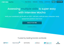 Tablet Screenshot of interviewmocha.com